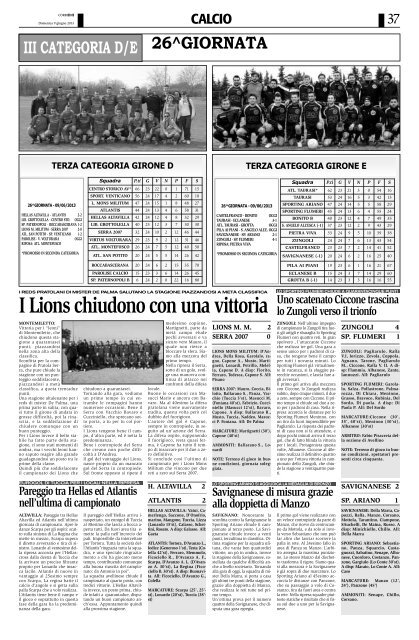 Edizione del 09/06/2013 - Corriere