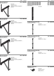 n. articolo [kg] n. articolo [kg] Mensola diga D15 K 136,4 580630000 ...