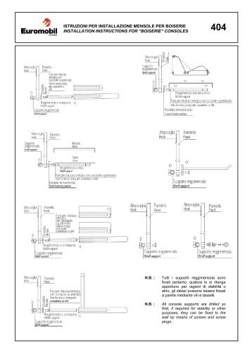 istruzioni per installazione mensole per boiserie installation ...