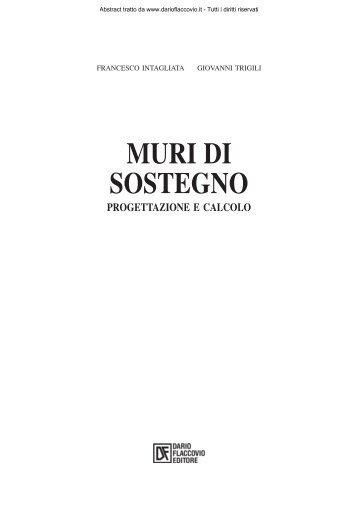 Progettazione e calcolo dei muri di sostegno