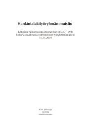 Hankintalakityöryhmän muistio - KTM -Julkaisurekisteri