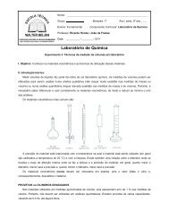 Laboratório de Química - PROF. RICARDO HONDA-Página Inicial