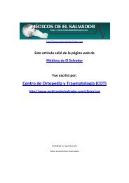 Centro de Ortopedia y Traumatología (COT) - Medicos de El Salvador