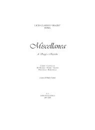 MISCELLANEA 2007 2008.pdf - Liceo Ginnasio Statale Orazio di ...