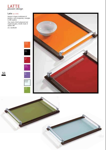 CATALOGO GENERALE - PEZZANI Home Collection