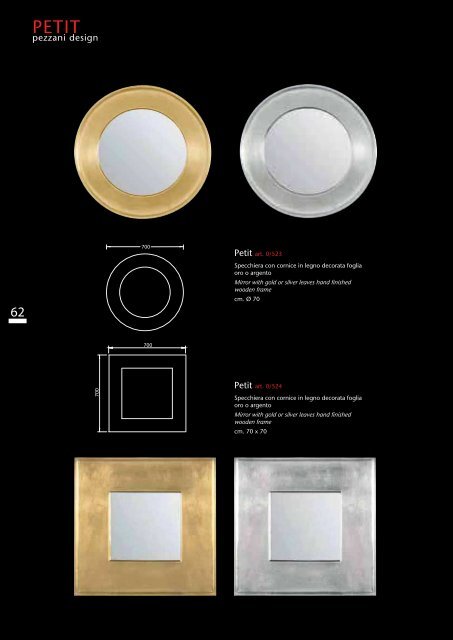 CATALOGO GENERALE - PEZZANI Home Collection