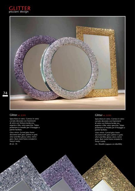 CATALOGO GENERALE - PEZZANI Home Collection