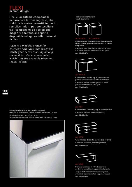 CATALOGO GENERALE - PEZZANI Home Collection