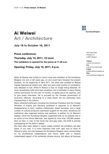 Ai Weiwei Art / Architecture