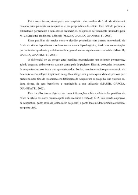 Lesão no Menisco Lateral e Lesão no Ligamento Cruzado ... - Stiper