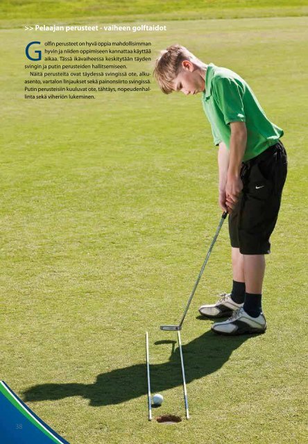 Golfharjoittelun filosofia ja monipuolinen harjoittelu Pelaajan ... - Golf.fi