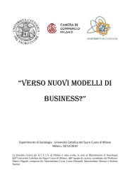 “VERSO NUOVI MODELLI DI BUSINESS?” - Camera di Commercio ...