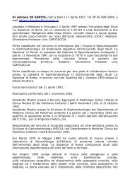 Curriculum vitae ITA - Sapienza - Università di Roma