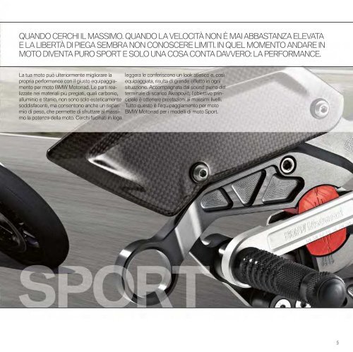 EQUIPAGGIAMENTO PER MOTO BMW MOTORRAD.