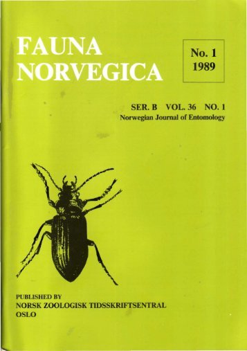 Full-text - Norsk entomologisk forening