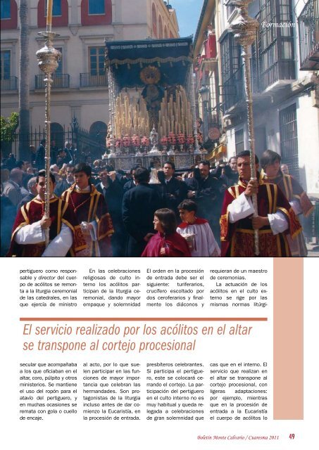 Descarga el boletín 'Monte Calvario' en PDF - Hermandad del ...
