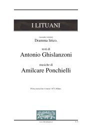 I lituani - Libretti d'opera italiani