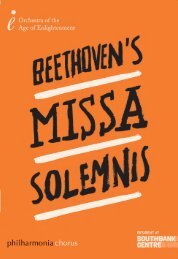 Beethoven's Missa Solemnis - Orchestra of the Age of Enlightenment