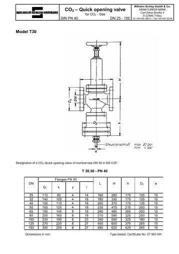 Technical description PDF - Wilhelm Schley Hamburg