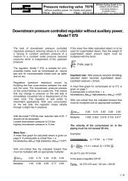 Downstream pressure controlled regulator without auxiliary power ...