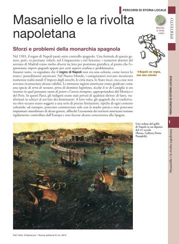 Percorso di storia locale – Masaniello e la rivolta napoletana - Sei