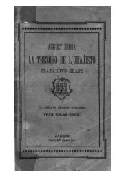 La trezoro de l'oraĵisto - Kroata Esperanto-Ligo