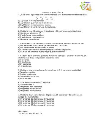 Estructura Atomica (TEST).pdf - hiciencias