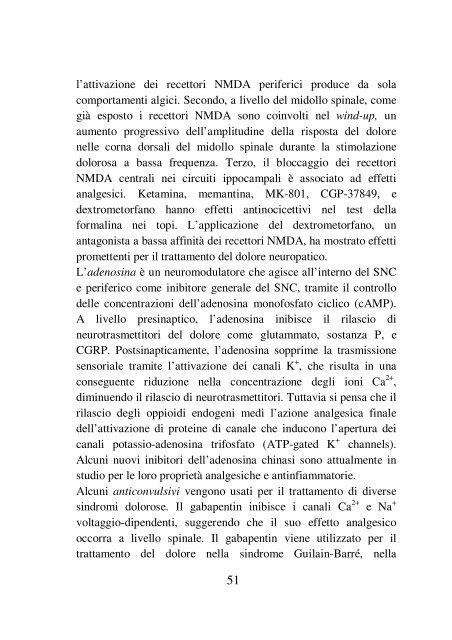 TESI DI DOTTORATO “Nuovi trattamenti per il dolore ... - Padis