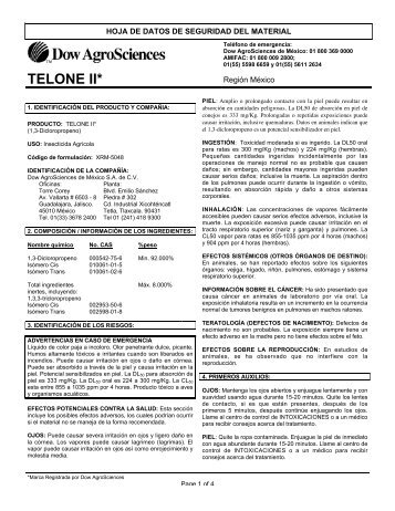 Hoja de Seguridad