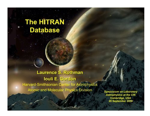 The HITRAN Database