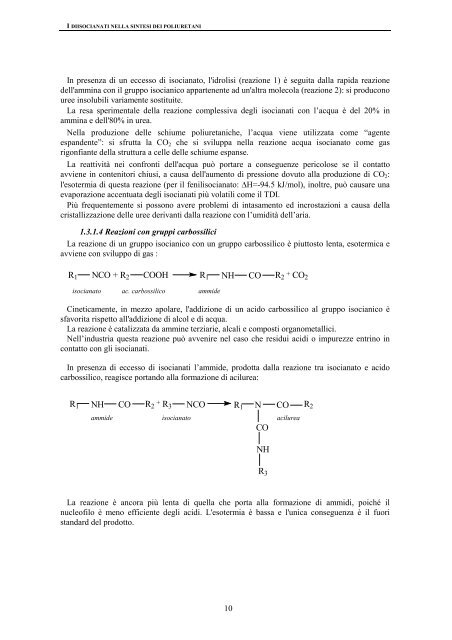 capitolo 1 diisocianati - Extranet Regione Piemonte
