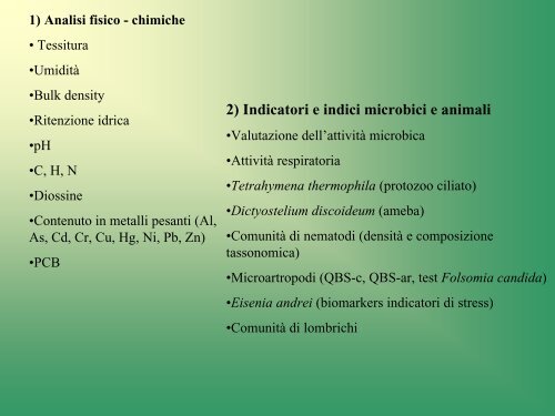 C.Menta " Qualità biologica dei suoli: il contributo della fauna ... - Arpa