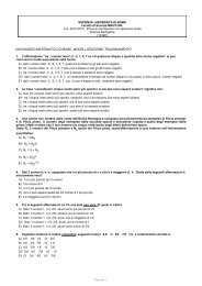 linguaggio matematico di base, modellizzazione, ragionamento