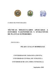 Manual sobre Técnicas Moleculares - Centro Jardín Botánico de ...