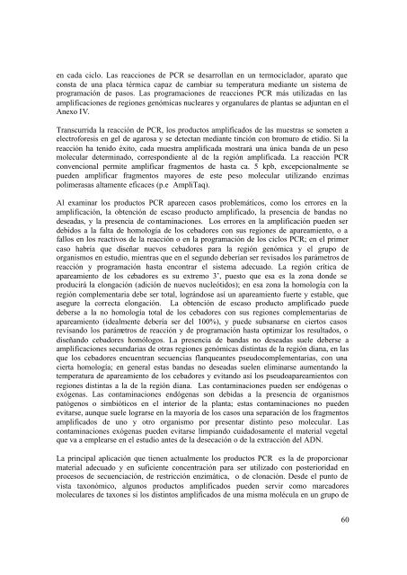 Manual sobre Técnicas Moleculares - Centro Jardín Botánico de ...