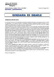 GIORDANIA E ISRAELE 2013.pdf - CRAL Banca Popolare di Bergamo