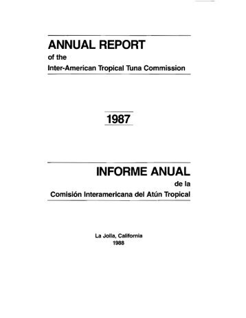 Informe Anual de la Comisión Interamericana del Atún Tropical, 19