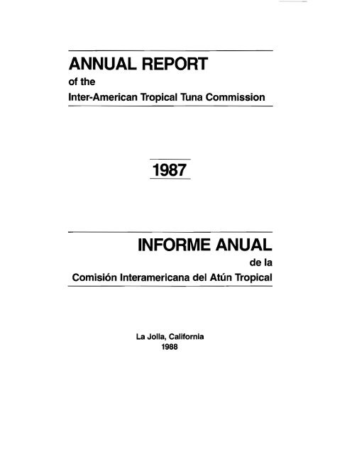 Informe Anual de la Comisión Interamericana del Atún Tropical, 19