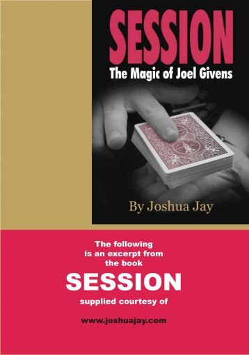 SESSION excerpt - The Magic of Joel Givens