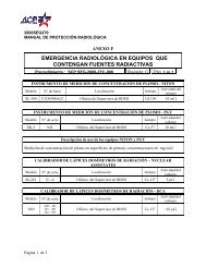 emergencia radiológica en equipos que ... - Canal de Panamá