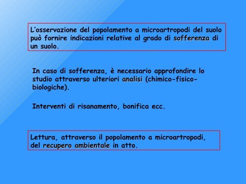 indice di Qualità Biologica del Suolo - Geol@b onlus