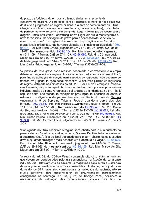 Coletânea de Jurisprudência do STF em Temas Penais