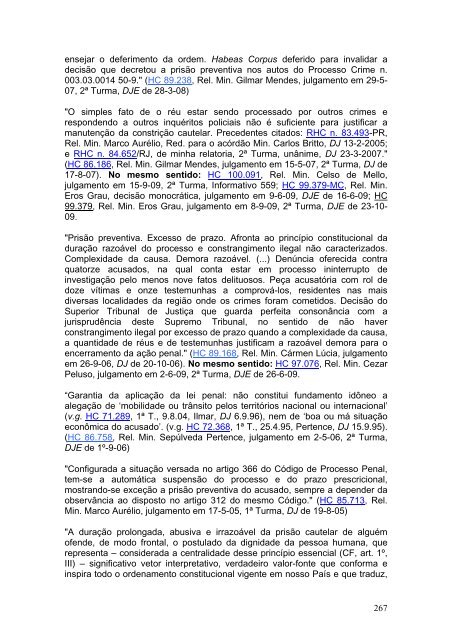 Coletânea de Jurisprudência do STF em Temas Penais