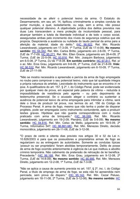 Coletânea de Jurisprudência do STF em Temas Penais