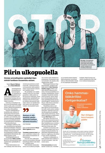 Esse 11/2013 (pdf) - Espoon seurakuntasanomat
