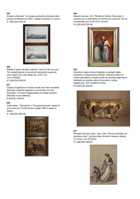 Catalogo con foto in PDF - Il Ponte casa d'aste