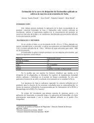 Estimación de la curva de disipación del Endosulfan aplicado en ...