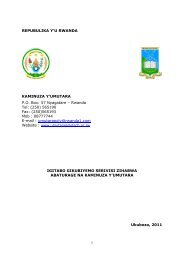 UMUTARA POLYTECH(Kinyarwanda) - Mifotra