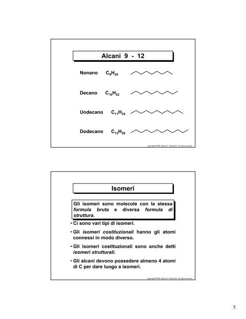 Alcani a catena ramificata