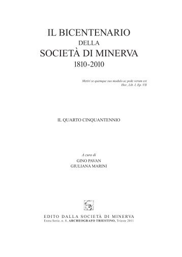 Il volume del BICENTENARIO in formato PDF (21 Mb) - Società di ...